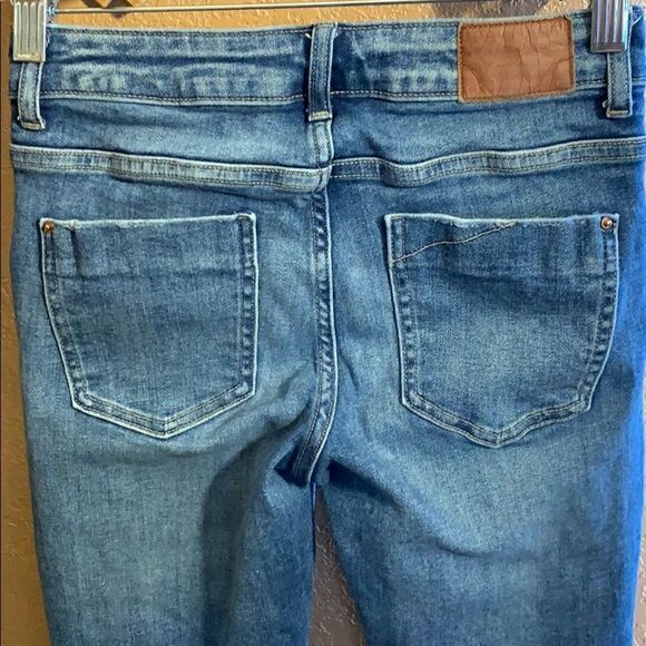 Zara Skinny Distressed Jeans Size 2 - Picture 6 of 11
